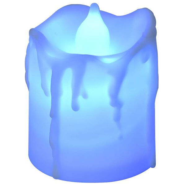 vidaXL Flameless Electric Tea Lights LED Candles 24 pcs Colourful