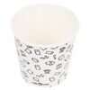 vidaXL Coffee Paper Cups 120 ml 250 pcs White and Black