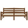 vidaXL Bed Frame without Mattress Honey Brown Solid Pinewood 140x200 cm
