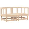 vidaXL Corner Sofas with Cushions 2 pcs Solid Wood Pine