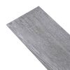vidaXL Flooring Planks 36 pcs Grey 5.02 m&sup2; PVC