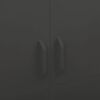 vidaXL Wardrobe Anthracite 90x50x180 cm Steel