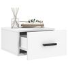 vidaXL Wall-mounted Bedside Cabinet White 35x35x20 cm
