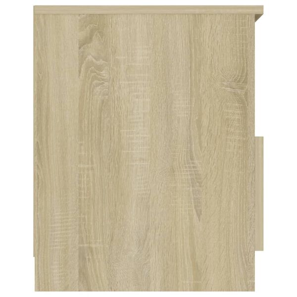 vidaXL Bed Cabinet Sonoma Oak 40x40x50 cm Engineered Wood