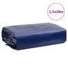 vidaXL Tarpaulin Blue 1.5x20 m 650 g/m&sup2;