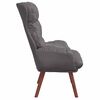 vidaXL Armchair Grey 69 x 74 x 93 cm Artificial Leather