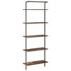 vidaXL Bookshelf Smoked Oak 60 x 24 x 168 cm Engineered wood