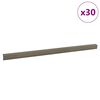 vidaXL Stair Nosings 30 pcs Champagne 67 x 3.5 x 3 cm Aluminium