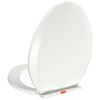 vidaXL Soft-close Toilet Seat with Quick-release Design White