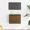 vidaXL Wall Cabinet Honey Brown 45x30x35 cm Solid Pinewood