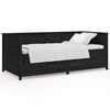 vidaXL Day Bed without Mattress Black 90x200 cm Solid Wood Pine