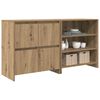 vidaXL Sideboard 2 pcs Artisan Oak 70 x 41 x 75 cm Engineered Wood
