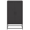 vidaXL Highboard Black 68.5x38.5x123.5 cm Steel