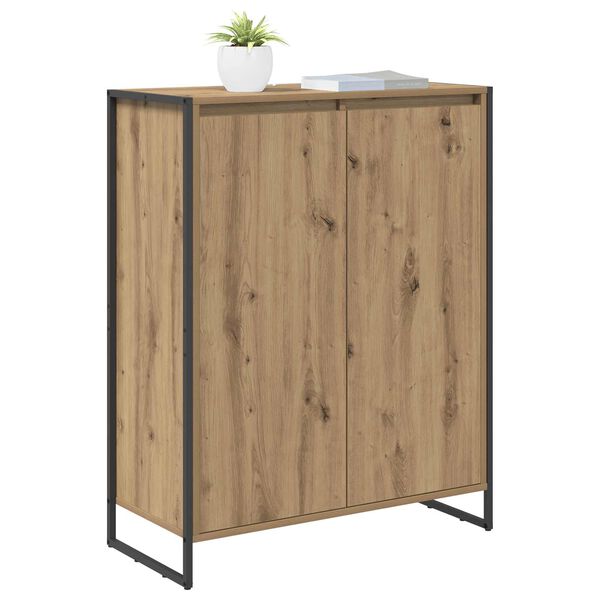 vidaXL Shoe Cabinet Artisian Oak 79 x 36 x 100 cm Engineered Wood