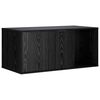 vidaXL Cat Crate Furniture Black Oak 100 x 49 x 45 cm Engineered Wood