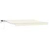 vidaXL Cream and White 4.5 x 3.5 m Polyester with PU coating