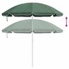 vidaXL Umbrella Green 161 x 161 x 193 cm Polyester