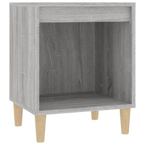 vidaXL Bedside Cabinet Grey Sonoma 40x35x50 cm