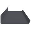 vidaXL Floating Shelf 4 pcs Anthracite 100 x 9 x 2.5 cm Steel