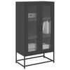 vidaXL Highboard Black 68x39x123 cm Steel