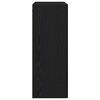 vidaXL Wall-mounted Cabinet Wall-mounted Black Oak 69.5 x 34 x 90 cm