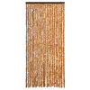 vidaXL Insect Curtain Ochre and White 90x220 cm Chenille