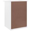 vidaXL Bedside Cabinet ALTA White 41x35x55.5 cm Solid Wood Pine