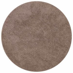 vidaXL Anti-slip Shaggy Rug Brown 90 x 90 cm PP