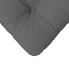 vidaXL Seat Cushions 4 pcs Dark Grey 45 x 45 x 12 cm Fabric