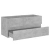 vidaXL Bathroom Furniture Set Concrete Grey Engineered Wood