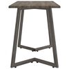 vidaXL Dining Table Grey 120x60x74 cm MDF and Iron