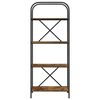 vidaXL Bookshelf Smoked Oak 60 x 30 x 146 cm Engineered wood