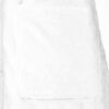 vidaXL Bathrobe without Hood White M Flannel