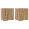 vidaXL TV Wall Cabinets 2 pcs Artisan Oak Engineered Wood