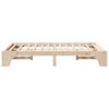 vidaXL Bed Frame Solid Pine Wood 120 x 190 cm Solid pine wood