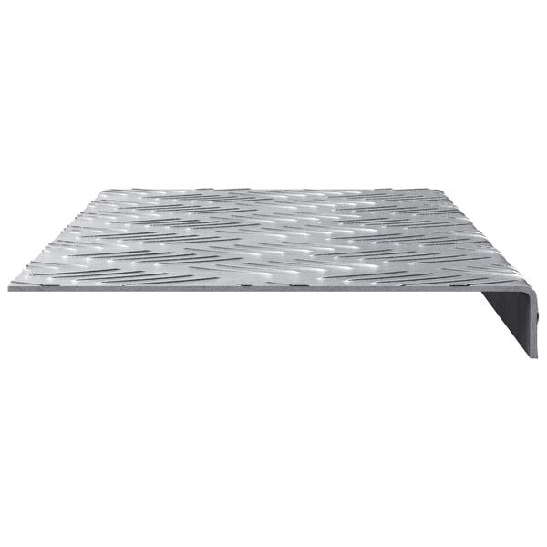 vidaXL Stair Tread Rectangular 5 pcs Silver 60 x 18 cm Aluminium