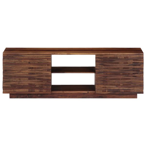vidaXL TV Cabinet 120x30x40 cm Solid Acacia Wood