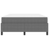 vidaXL Bed Frame with Mattress Light Grey 140 x 190 cm Fabric