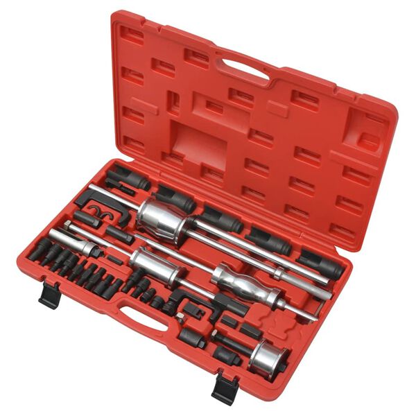 vidaXL Diesel Injector Puller Set Steel