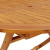 vidaXL Folding Garden Table 110 cm Solid Acacia Wood