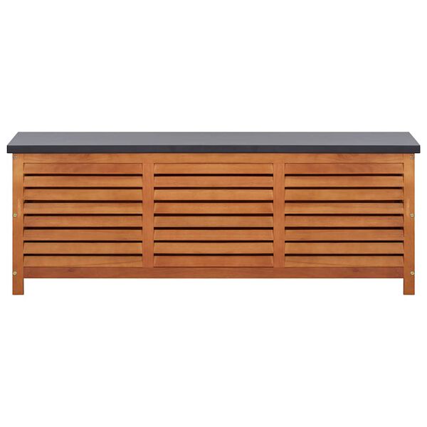 vidaXL Garden Storage Box 150x50x55 cm Solid Eucalyptus Wood