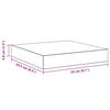 vidaXL Floating Wall Shelf White 23x23.5x3.8 cm MDF