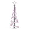 vidaXL LED Christmas Tree with Baubles 100 LEDs Warm White 150 cm