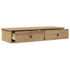 vidaXL Wall Shelf with Drawers Artisian Oak 100x37.5x19 cm Engineered Wood
