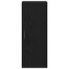 vidaXL Wall Mounted Cabinet Black Oak 34.5x34x90 cm Engineered Wood