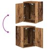 vidaXL Garage Wall Cabinets 2 pcs Old Wood Engineered Wood