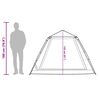 vidaXL Camping Tent Dome 5-Person Blue Quick Release