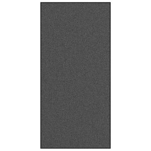 vidaXL Doormat Anthracite and Black 120 x 250 cm Polyamide and PVC