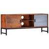 vidaXL TV Cabinet 120x30x49 cm Solid Acacia Wood