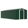 vidaXL Garden Shed 257x580x181 cm Metal Green